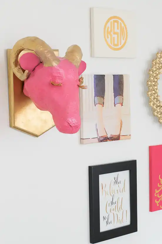 Paper mache head DIY