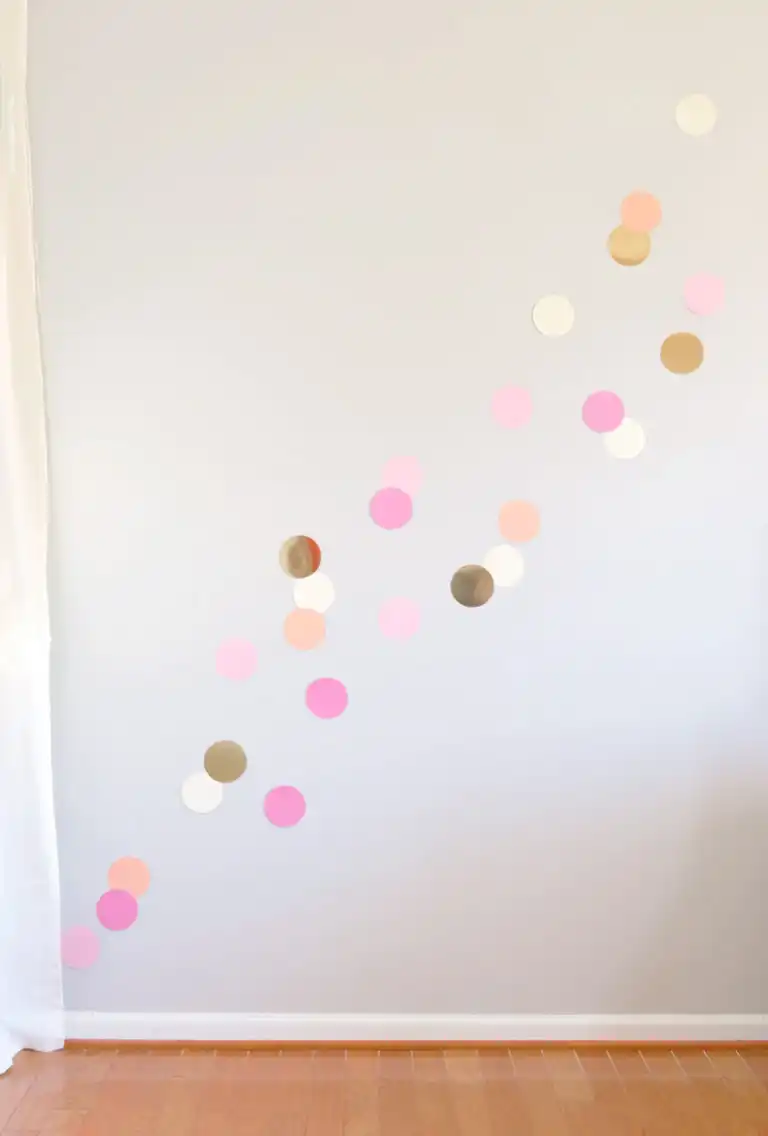 Decorate a Wall with Giant Confetti