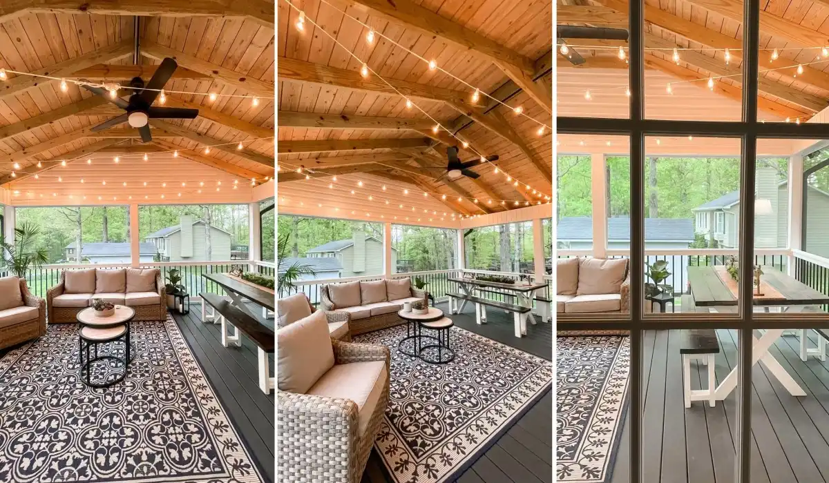 Patio Wood Enclosures