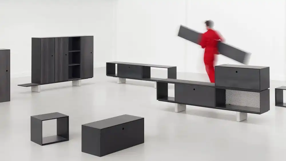 Paul Crofts designs storage system for Isomi made up of modular