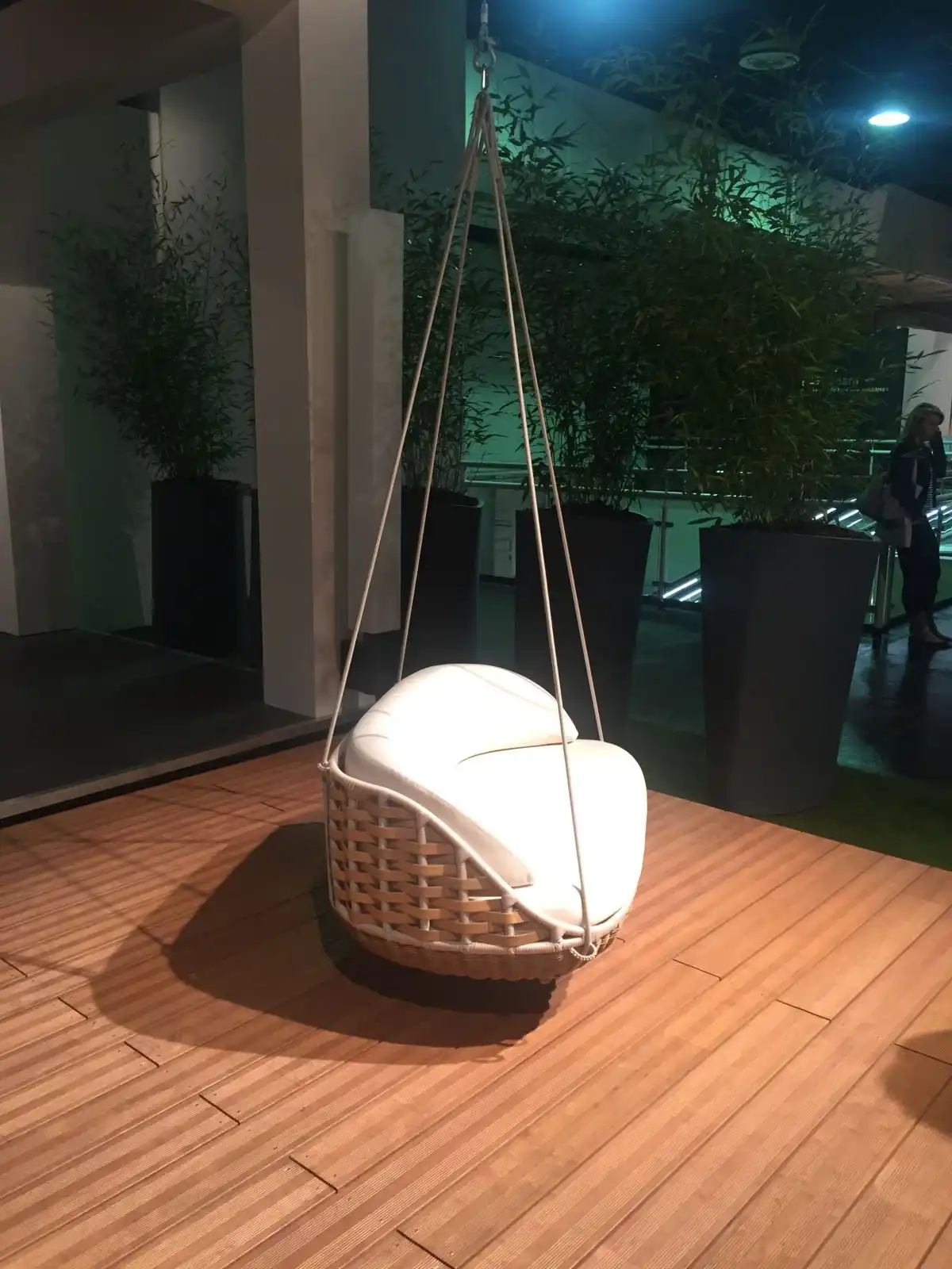 Perfect hanging chair for porch