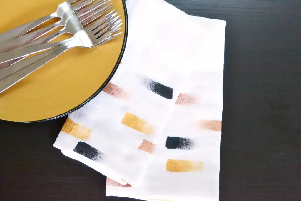 Personalized Brush Stroke Napkins