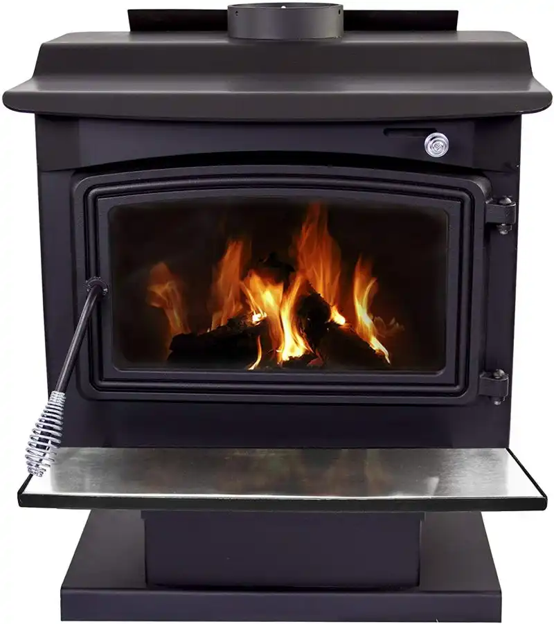 Pleasant Hearth 2200 Sq Ft Large Wood Burning Stove