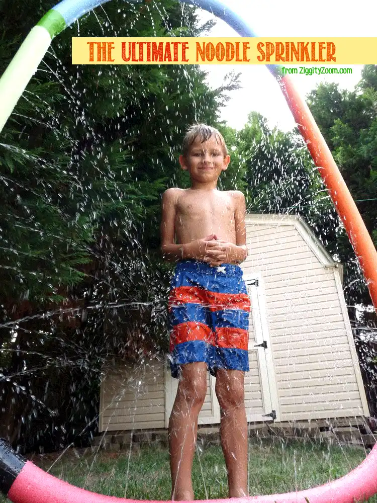 Pool Noodle Sprinklers