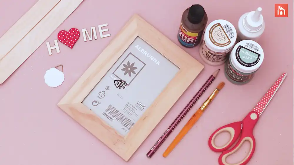 Popsicle stick wall decor craft materials