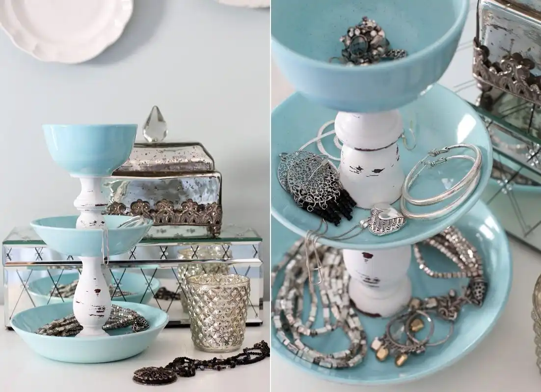 Porcelain jewelry organizer