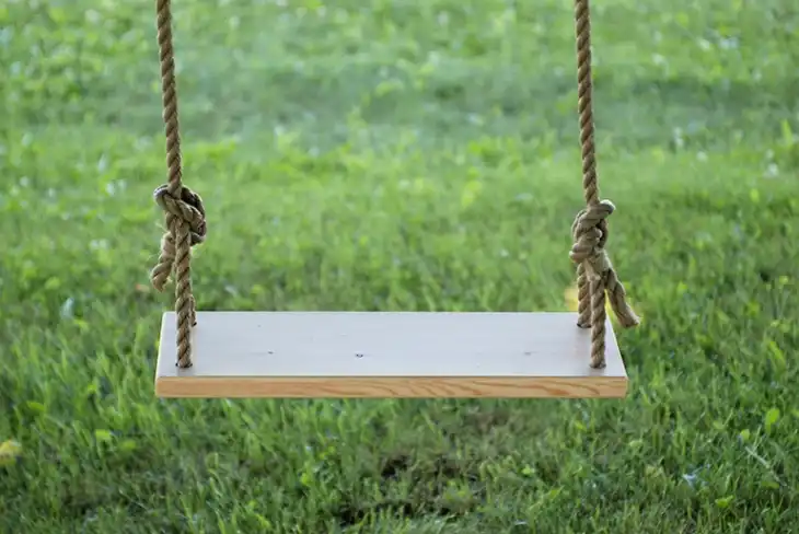 Porch rope swing