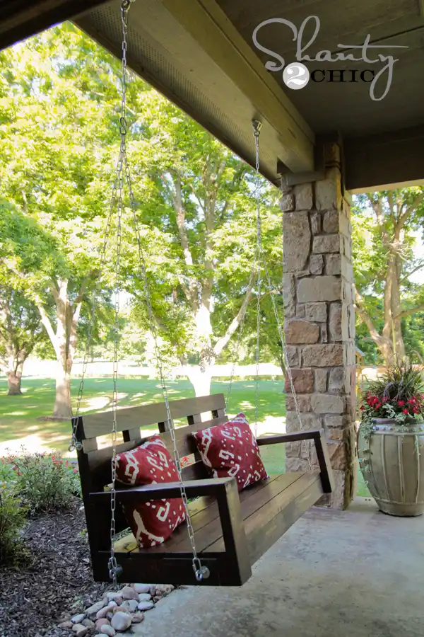 Porch Swing Plans For Wonderfully Relaxing Afternoons