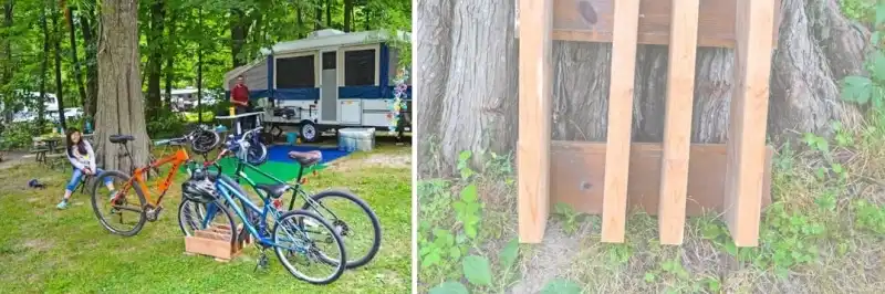 Portable bike rack