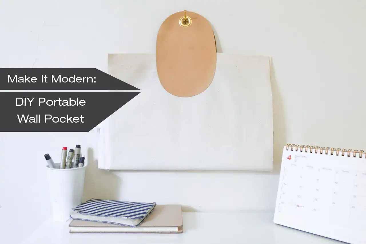 Portable wall pocket storage