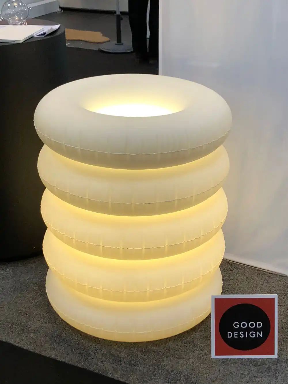Puff Buff Floor Lighting