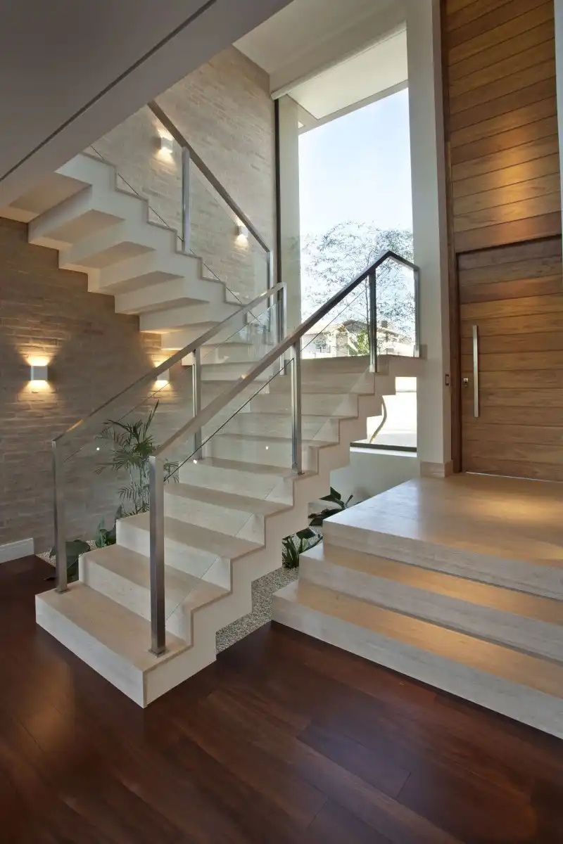 Pupo Gaspar Arquitetura L shaped Stairs