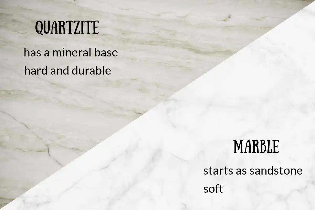 Quartzite vs. Marble