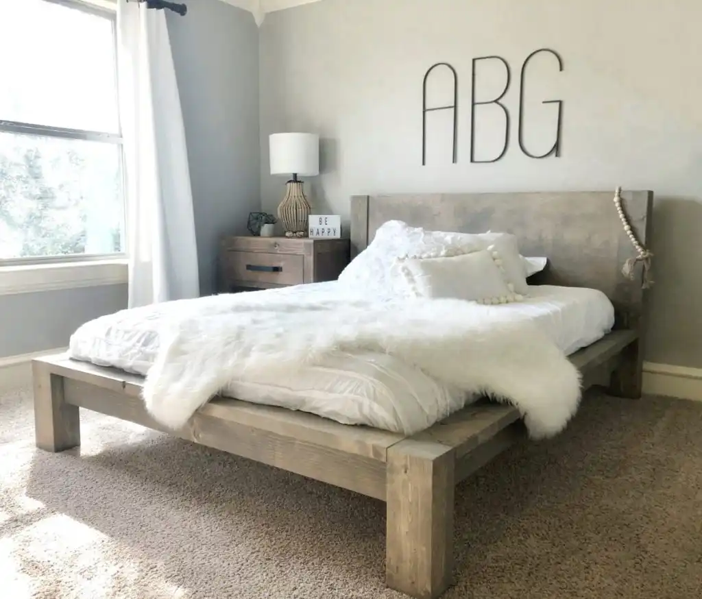 RUSTIC MODERN QUEEN BED