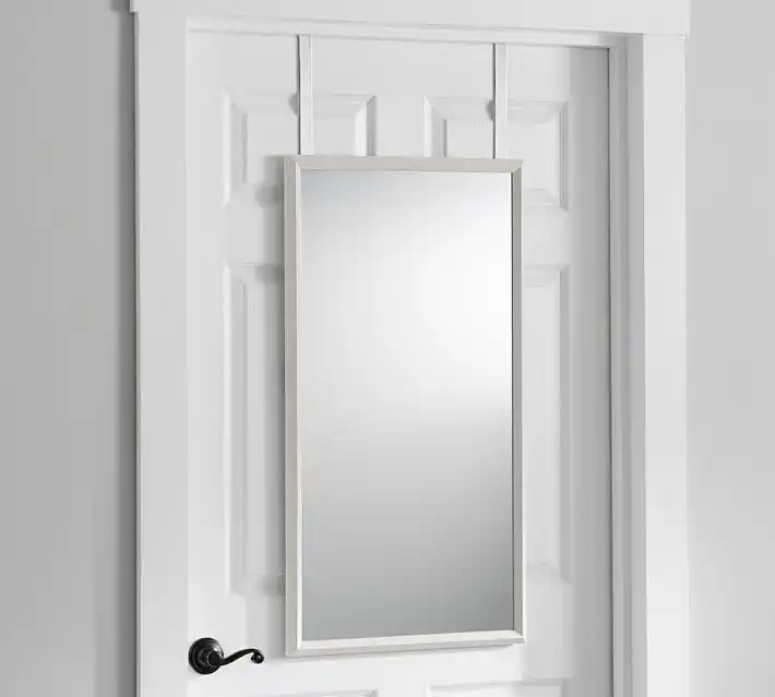 Rectangular over the door mirror design