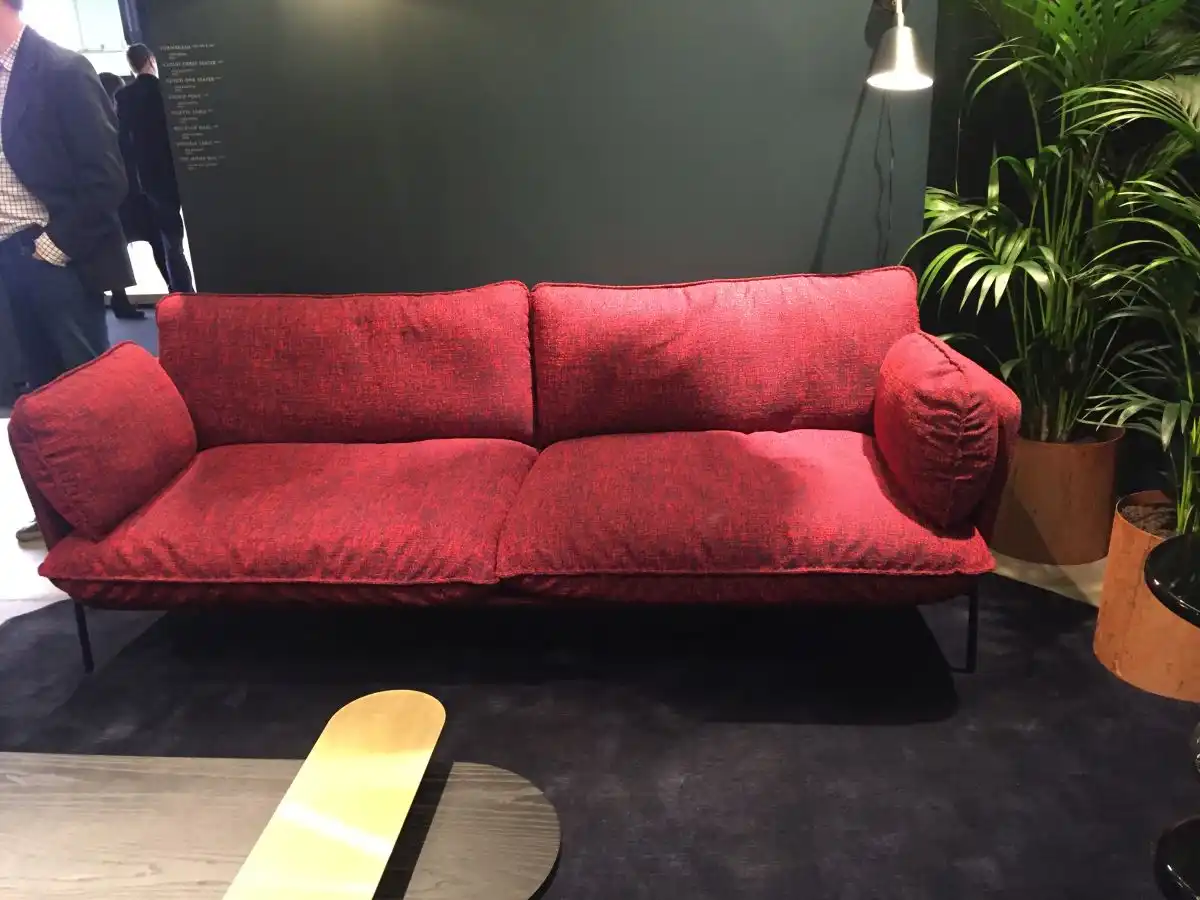 Red Two seats sofa