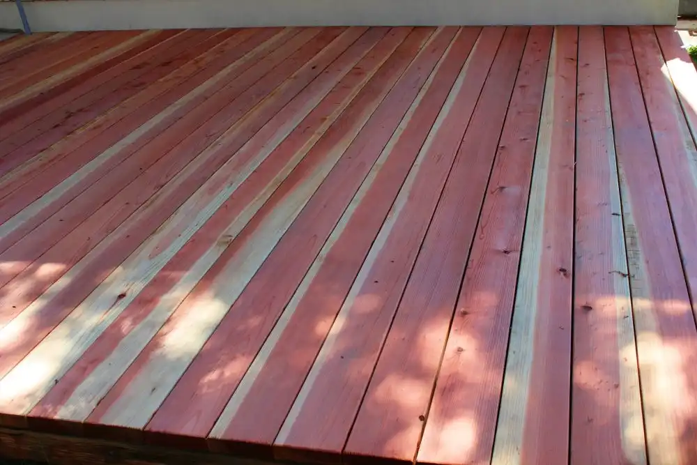 How to Install a Redwood Deck Floor 39