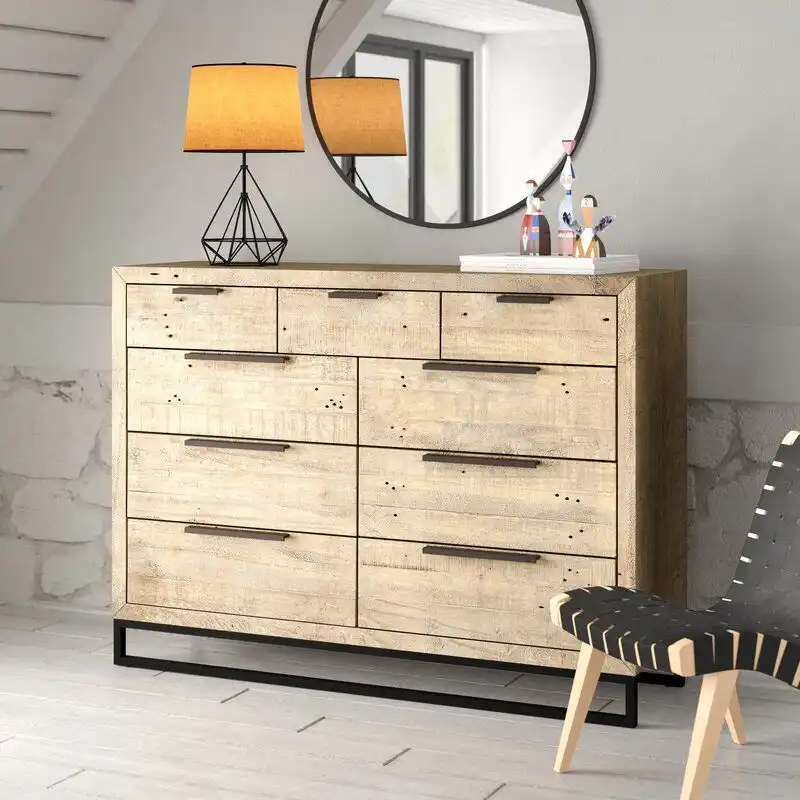 Rhys 9 Drawer Double Dresser