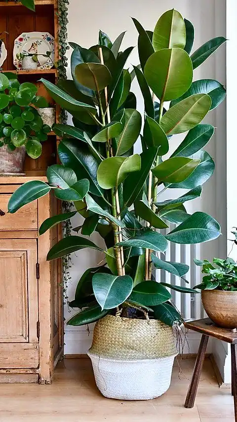 Rubber Plant Ficus Elastica London Happy Houseplants
