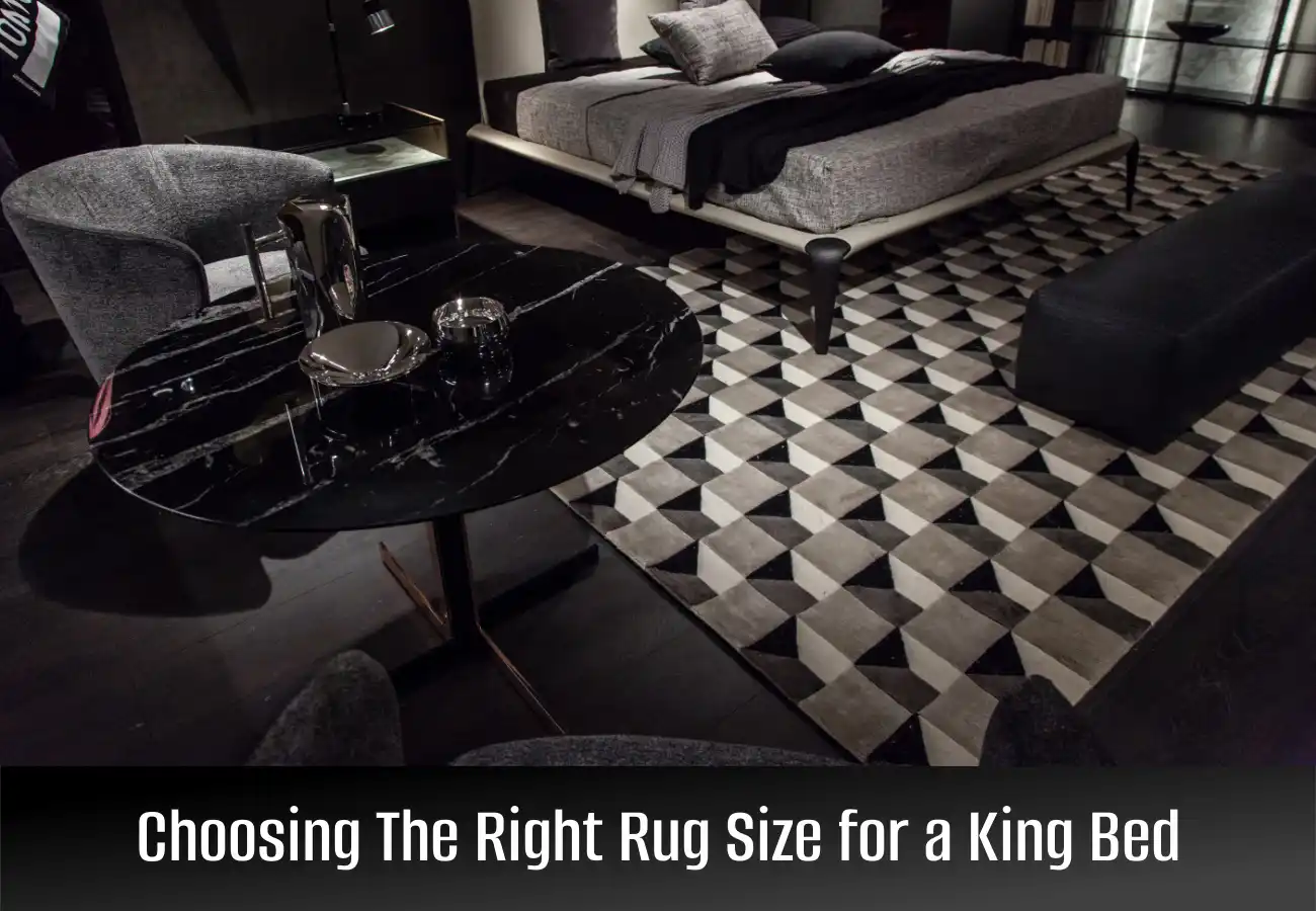 Choosing The Right Rug Size for a King Bed