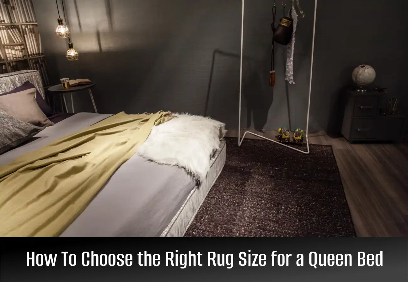 How to Determine the Right Rug Size for a Queen Bed