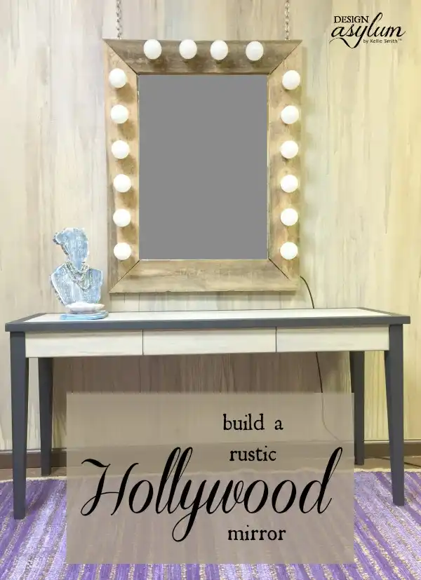 Rustic Hollywood Mirror