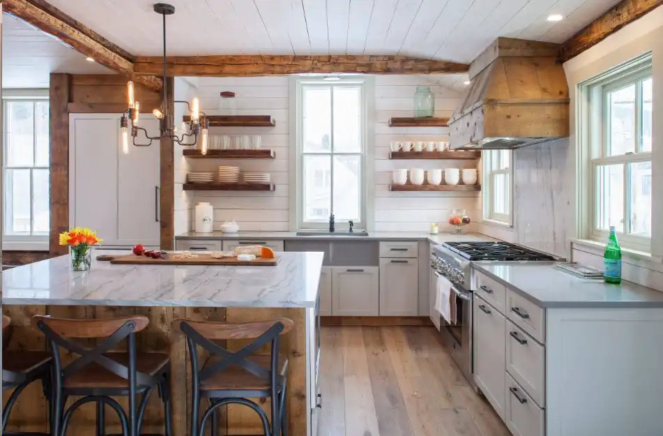 Rustic Kitchen Shiplap