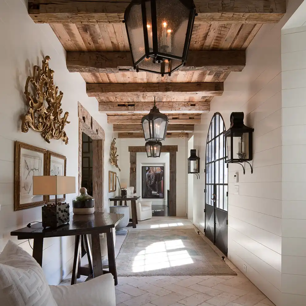 Rustic Limestone Tile Flooring