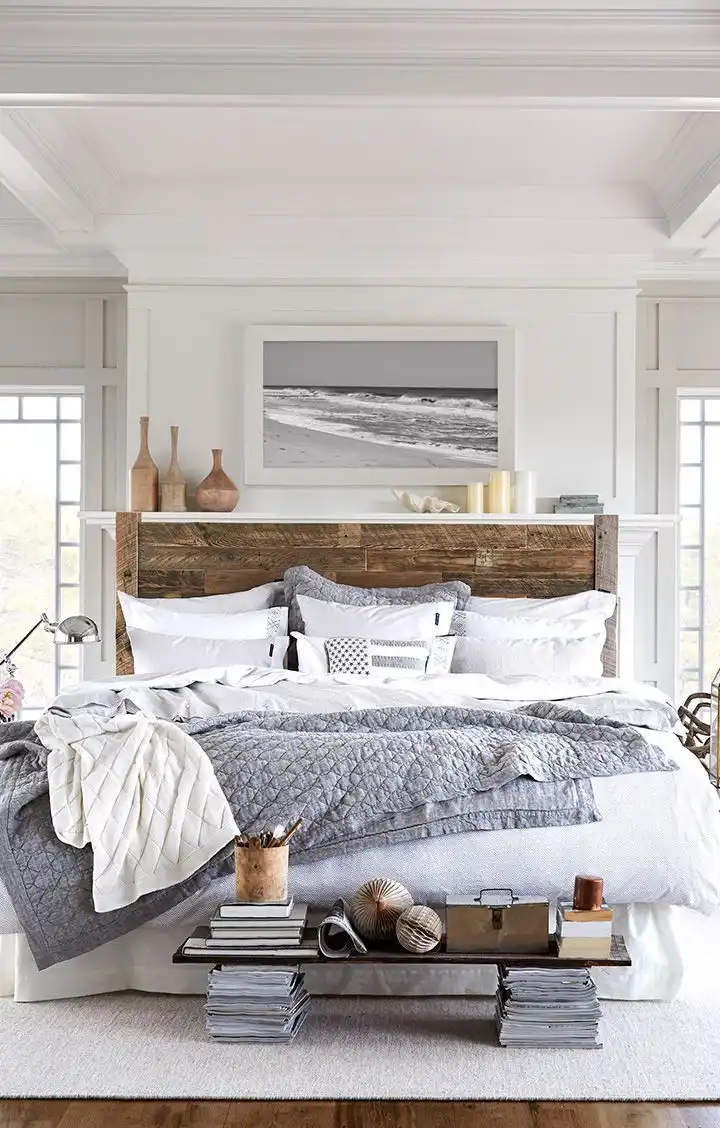 Rustic bedroom with a touch of modern