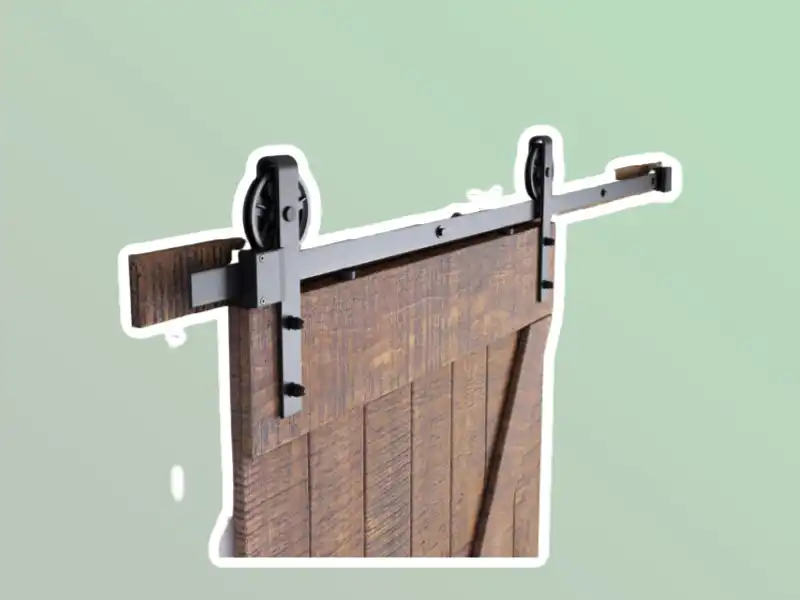 SMARTSTANDARD 6 6 Feet Heavy Duty Sliding Barn Door Hardware Kit