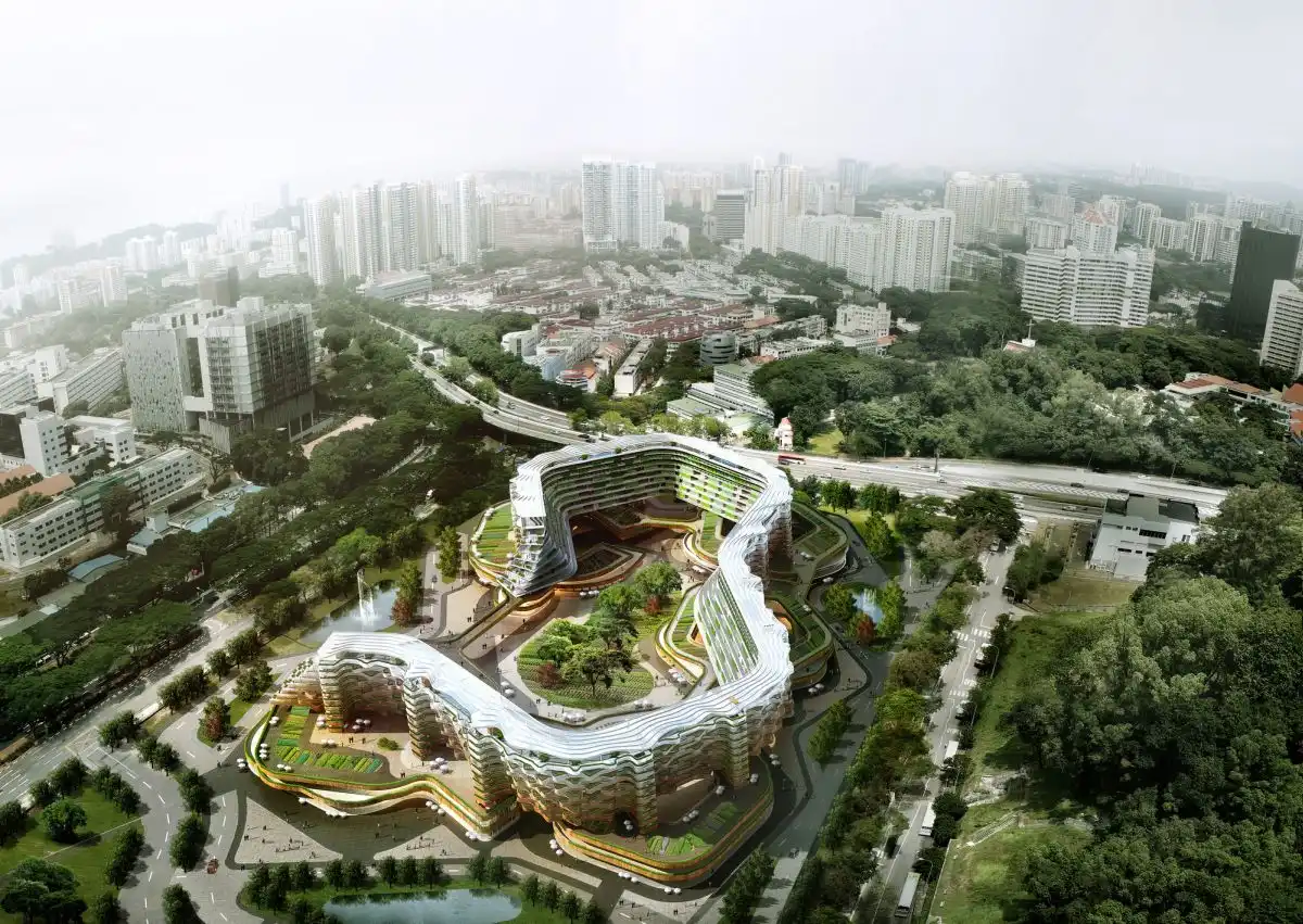 SPARK Proposes Vertical Farming Hybrid View
