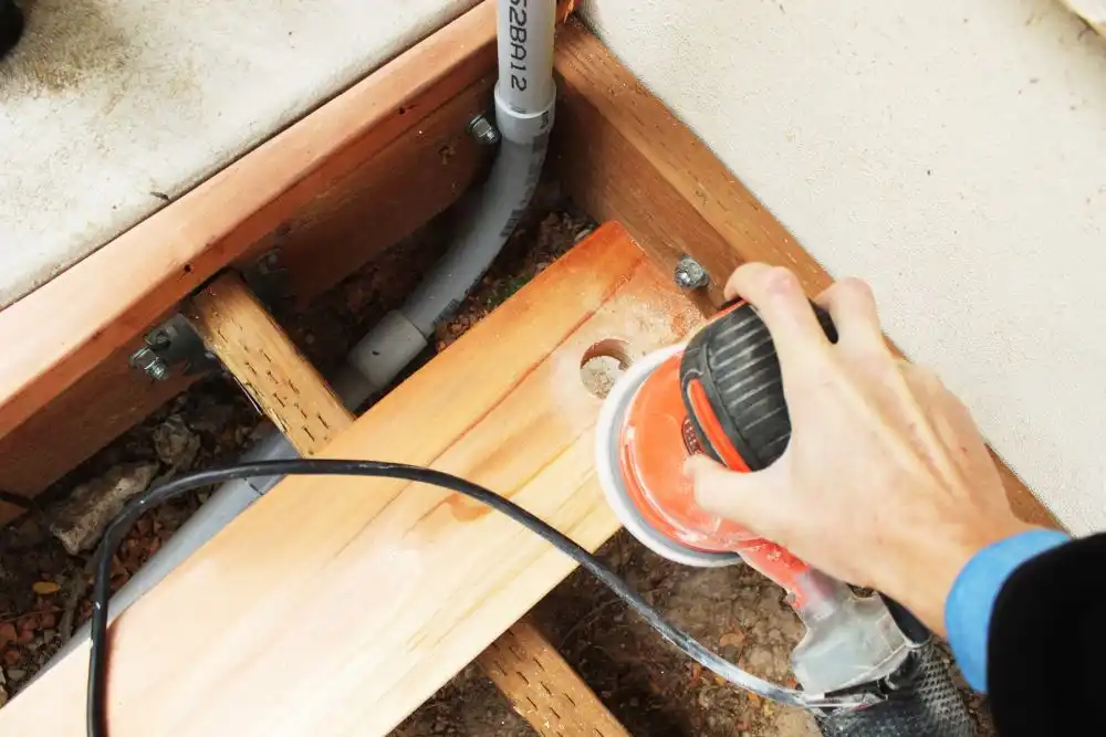How to Install a Redwood Deck Floor 9