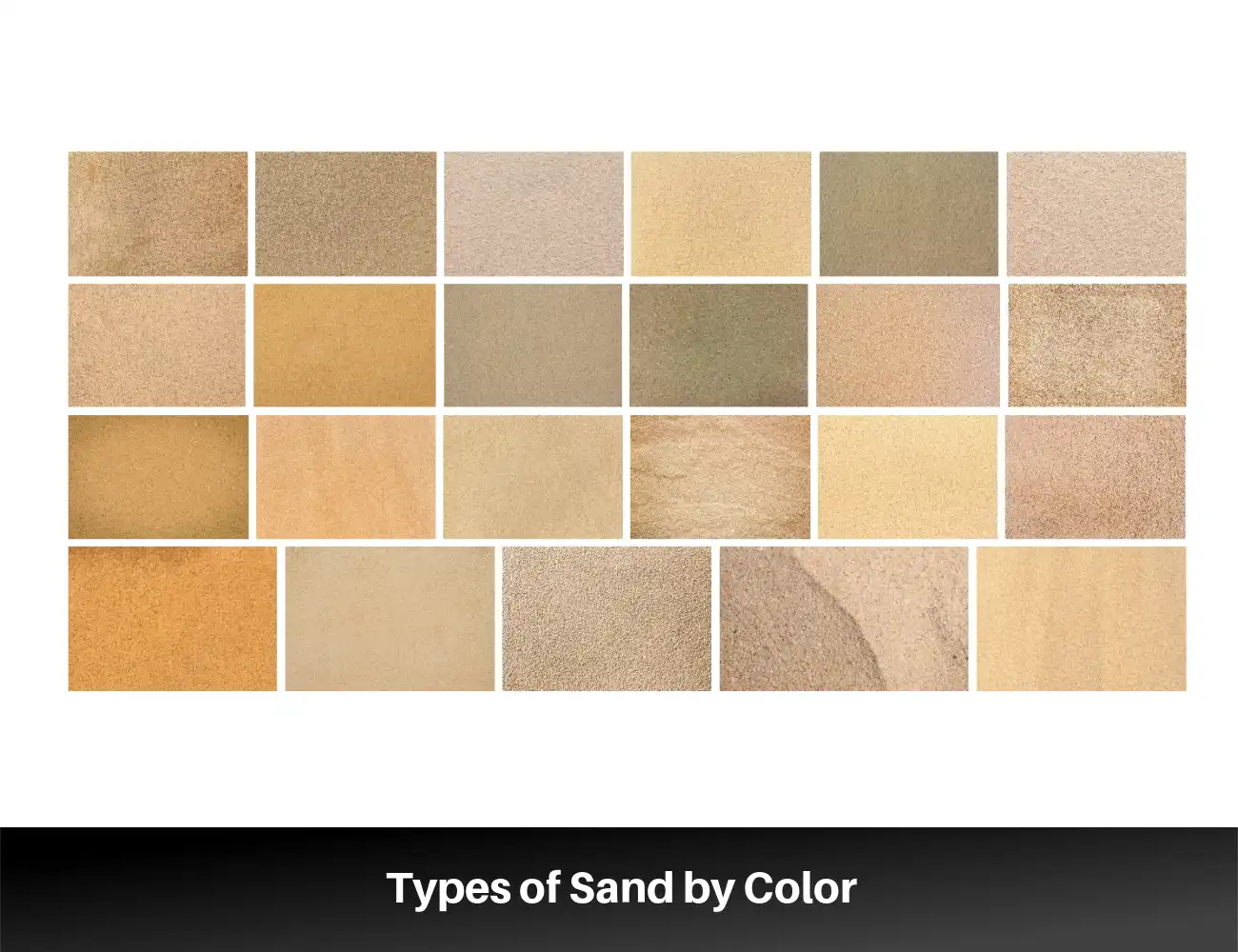 Sand types color