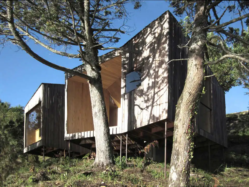 Sauna in Ranco by Panorama Arquitectos
