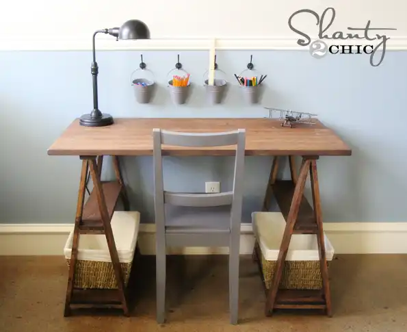 Sawhorse Desk
