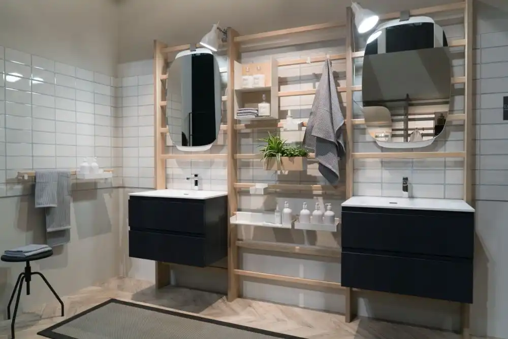 The same style can work for regular storage instead of gym equipment.