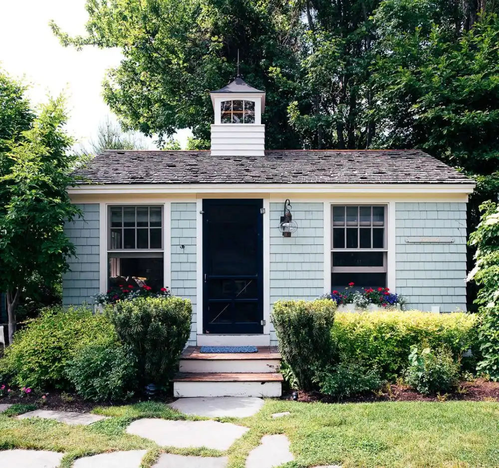 She shed tiny house decor