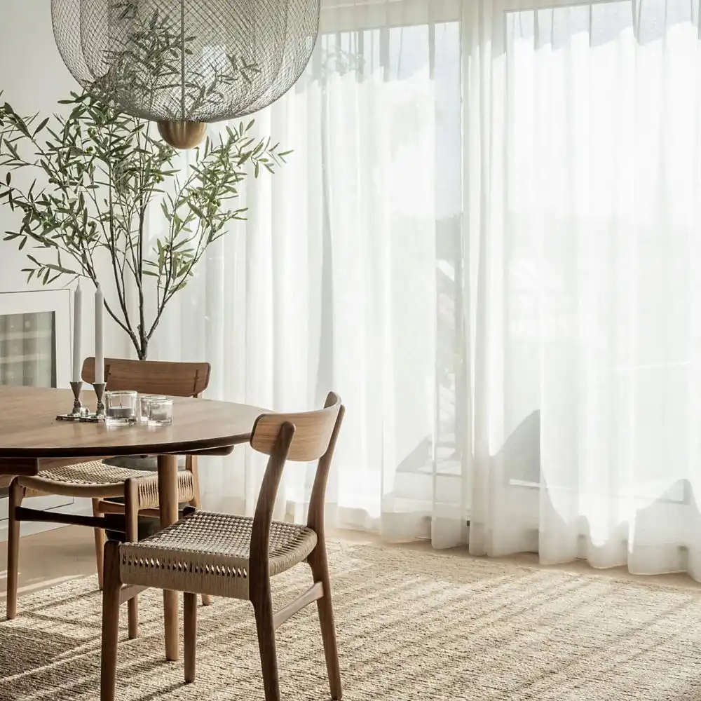 Sheer curtains