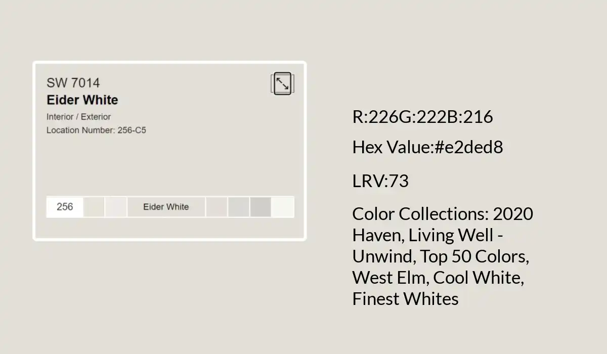 Sherwin Williams Eider White Is Your Under-The-Radar Color Choice