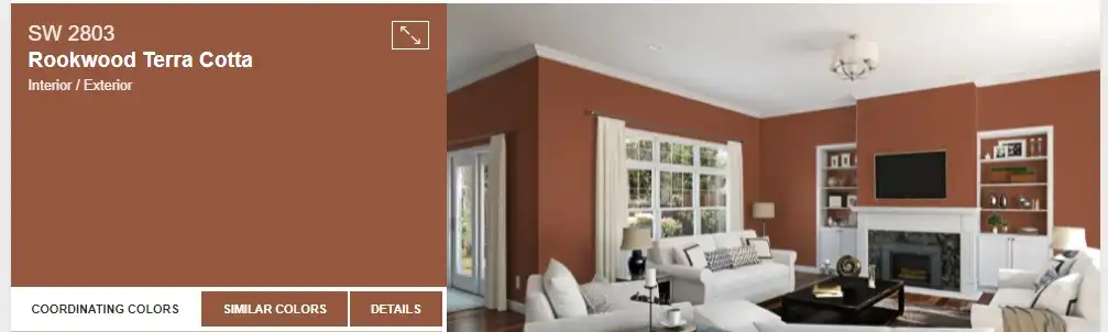 Sherwin-Williams Rookwood Terra Cotta - SW 2803