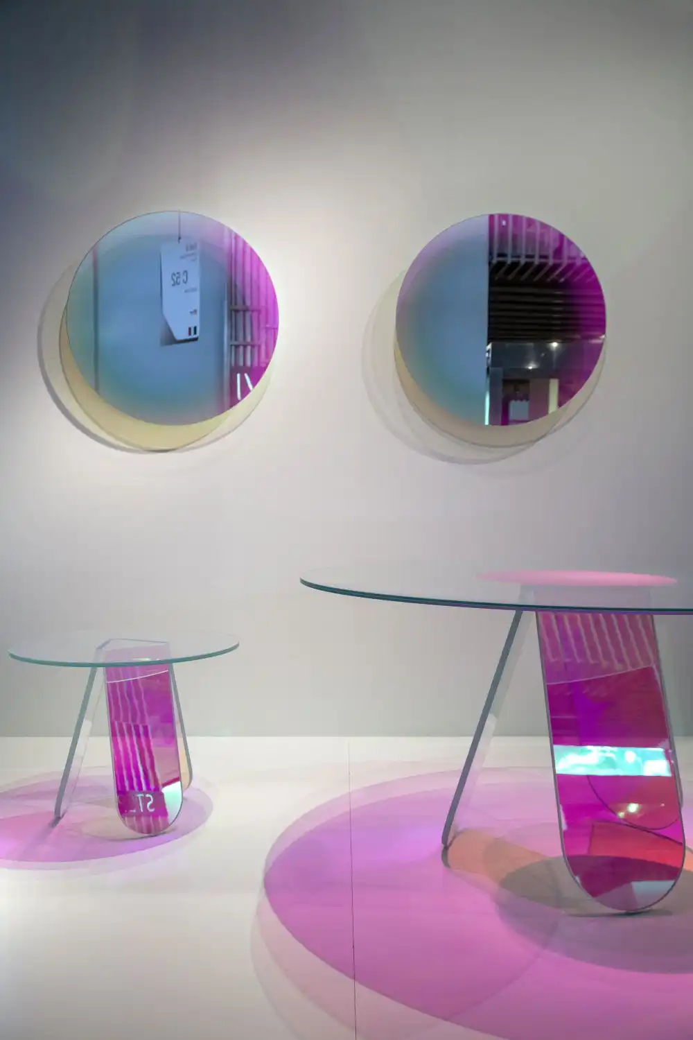 Shimmer tavolini Collection at Maison and Objet