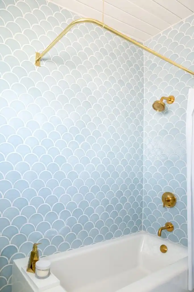 Shower fish scale blue tiles 683x1024