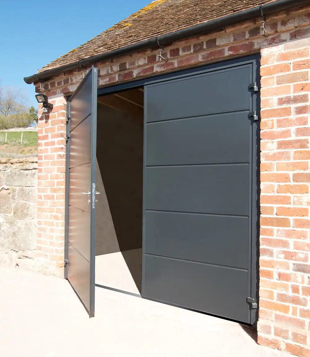 Side-Hinged Garage Doors