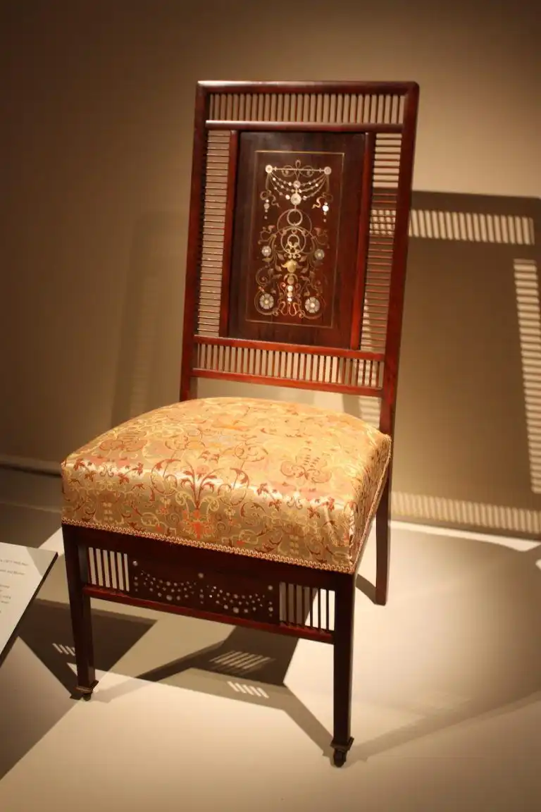 Some of these chairs feature marvelous decorative details like inlays.