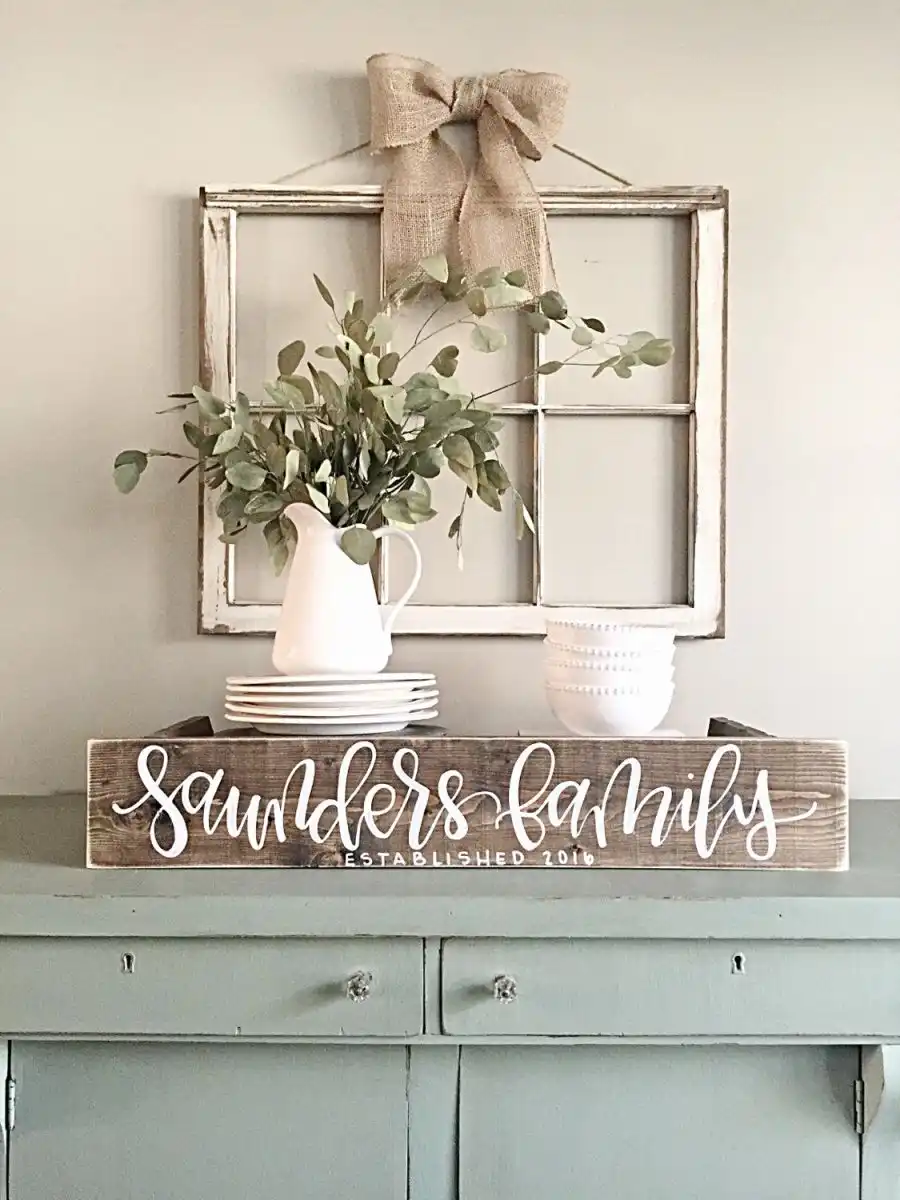 Sign farmhouse style decor