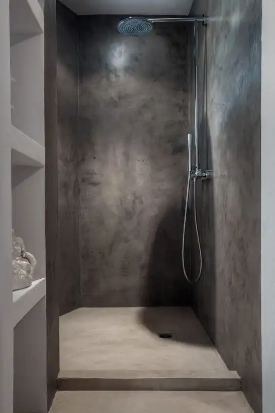 Simple Concrete shower design