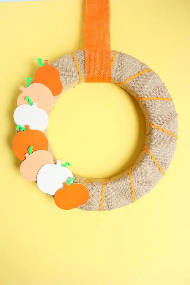 Simple fall burlap