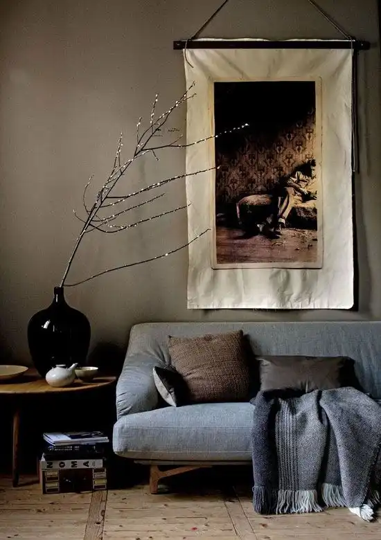 Simplicity through furniture for living room