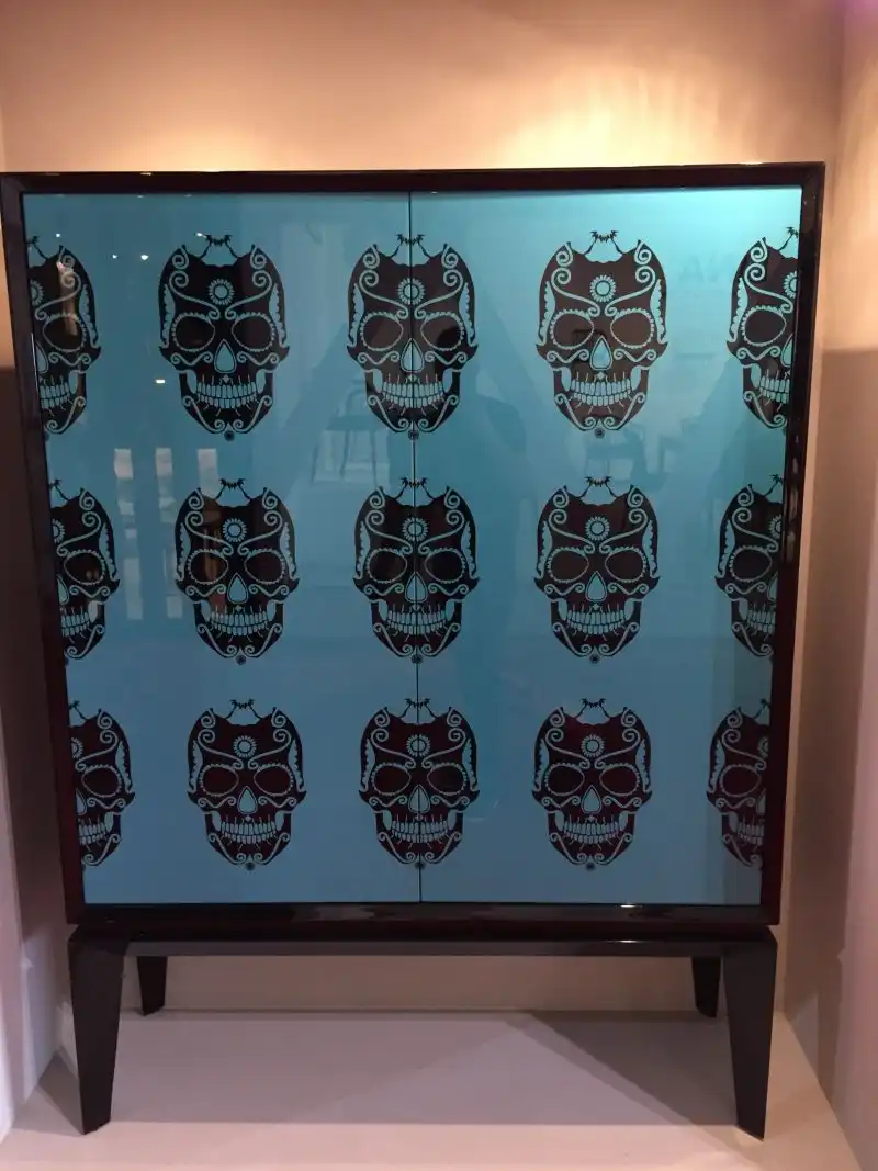 Skull chest front pattern