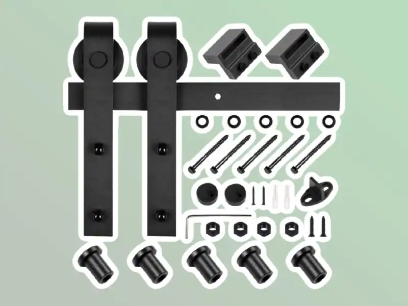 Sliding Barn Wood Door Basic Sliding Track Hardware Kit